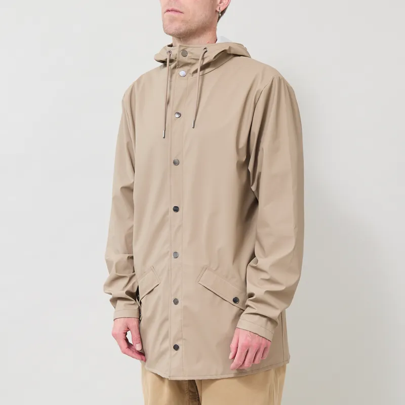Rains Waterproof Jacket Beige-1
