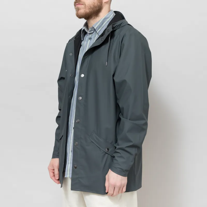 Rains Waterproof Jacket Dark Grey-1