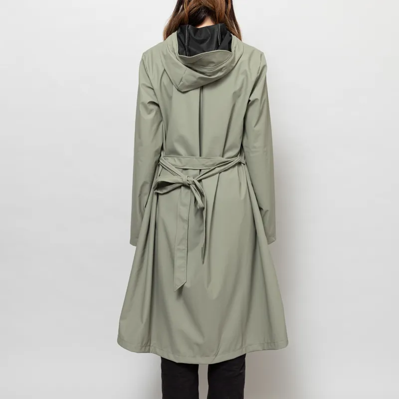 Rains Womens A-line Longer Jacket Drift-5