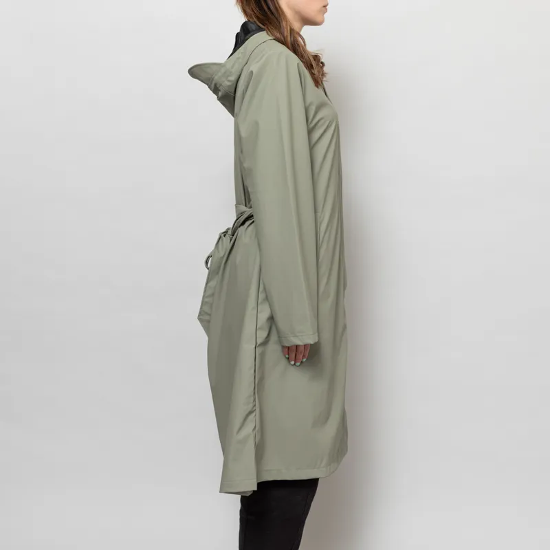 Rains Womens A-line Longer Jacket Drift-6