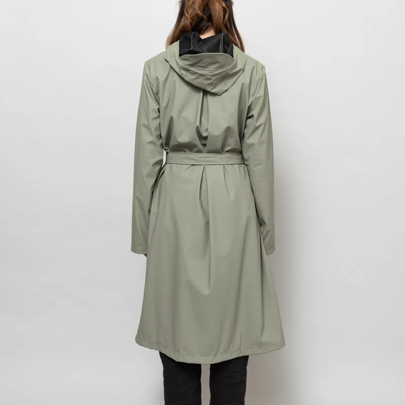 Rains Womens A-line Longer Jacket Drift-1