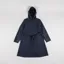 Rains Womens A-line Longer Jacket Navy