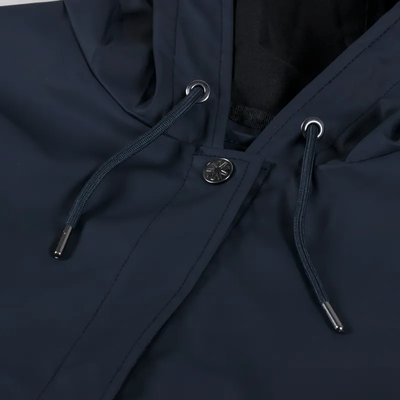 Rains Womens A-line Longer Jacket Navy-6