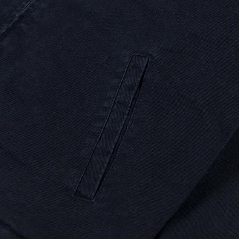 Obey Head Jazz Zip Up Jacket Digital Black Faded Wash-8