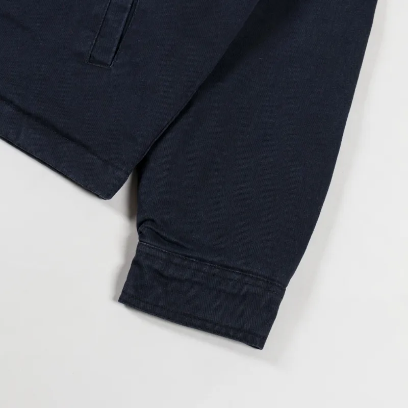 Obey Head Jazz Zip Up Jacket Digital Black Faded Wash-10