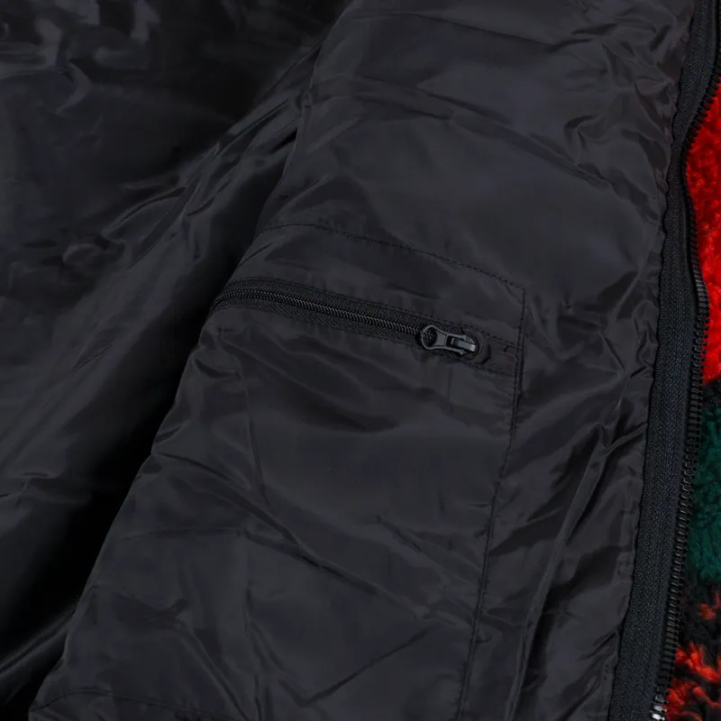 Obey Moroccan Rug Sherpa Jacket Bright Multi-7