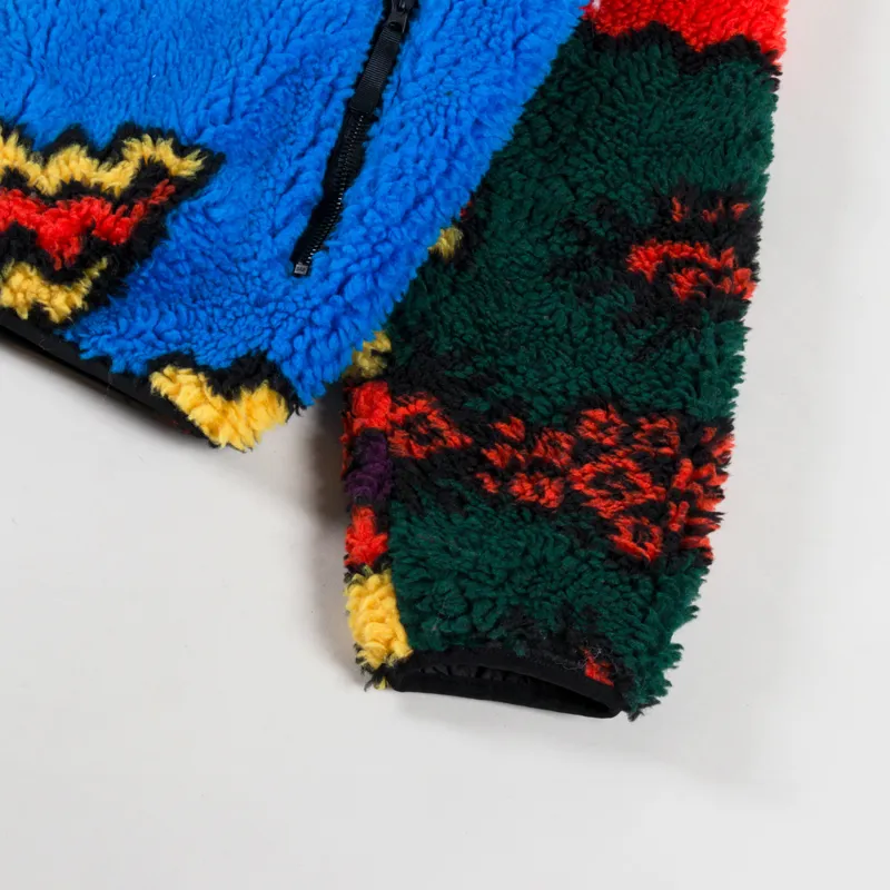 Obey Moroccan Rug Sherpa Jacket Bright Multi-12