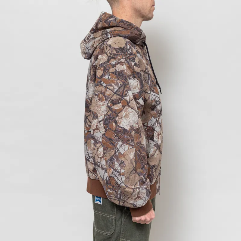 Obey Glen Zip up Jacket Fence Camo Multi-4