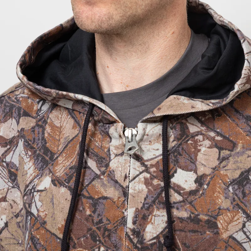 Obey Glen Zip up Jacket Fence Camo Multi-5