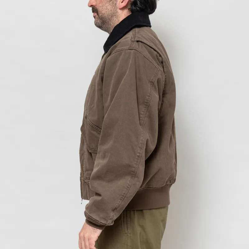 Obey Fade Wash CWU Jacket Wren Faded-2