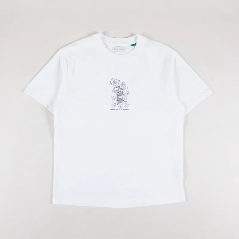 Edmmond Studios Interactive Brokers T Shirt White-1