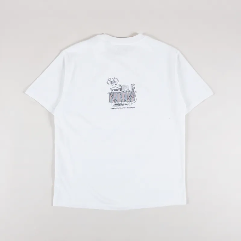 Edmmond Studios Interactive Brokers T Shirt White