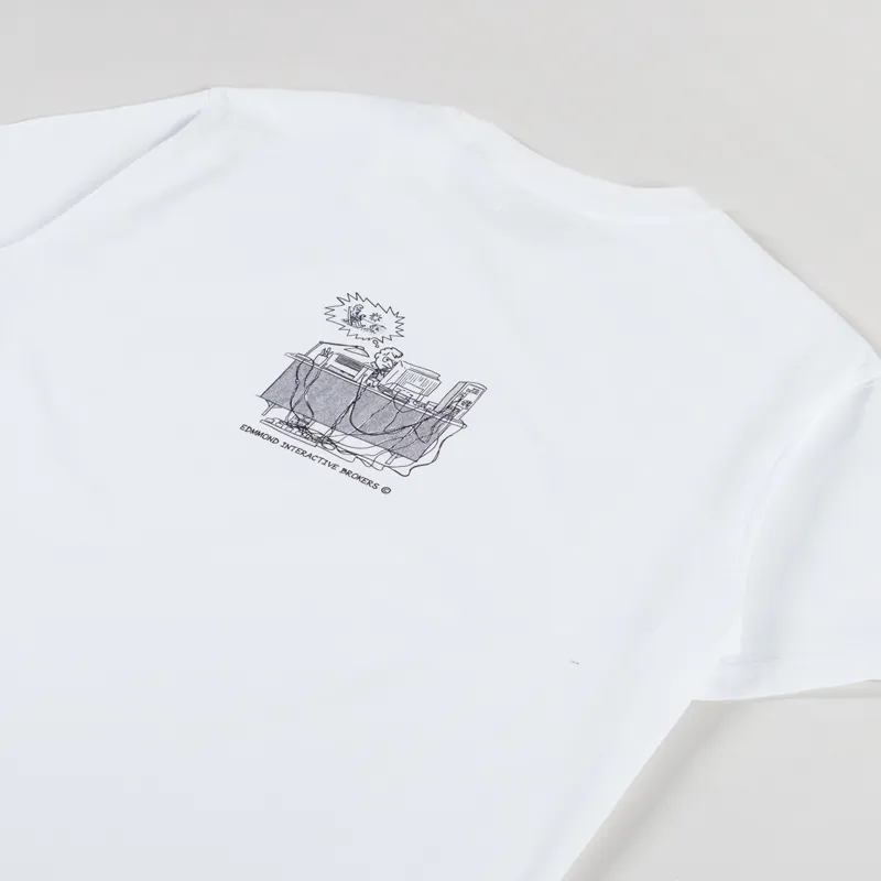 Edmmond Studios Interactive Brokers T Shirt White-2