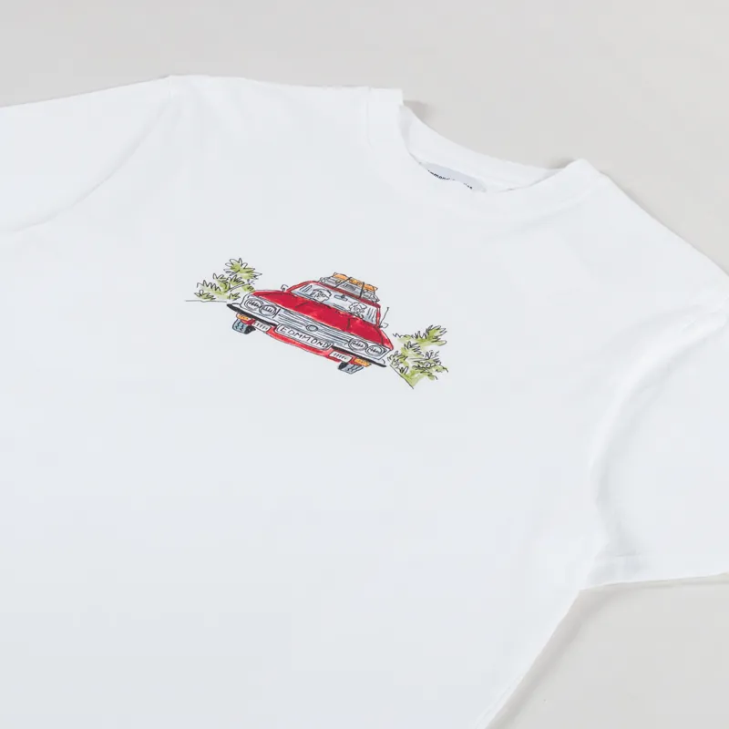 Edmmond Studios Holiday Auto T Shirt White-3