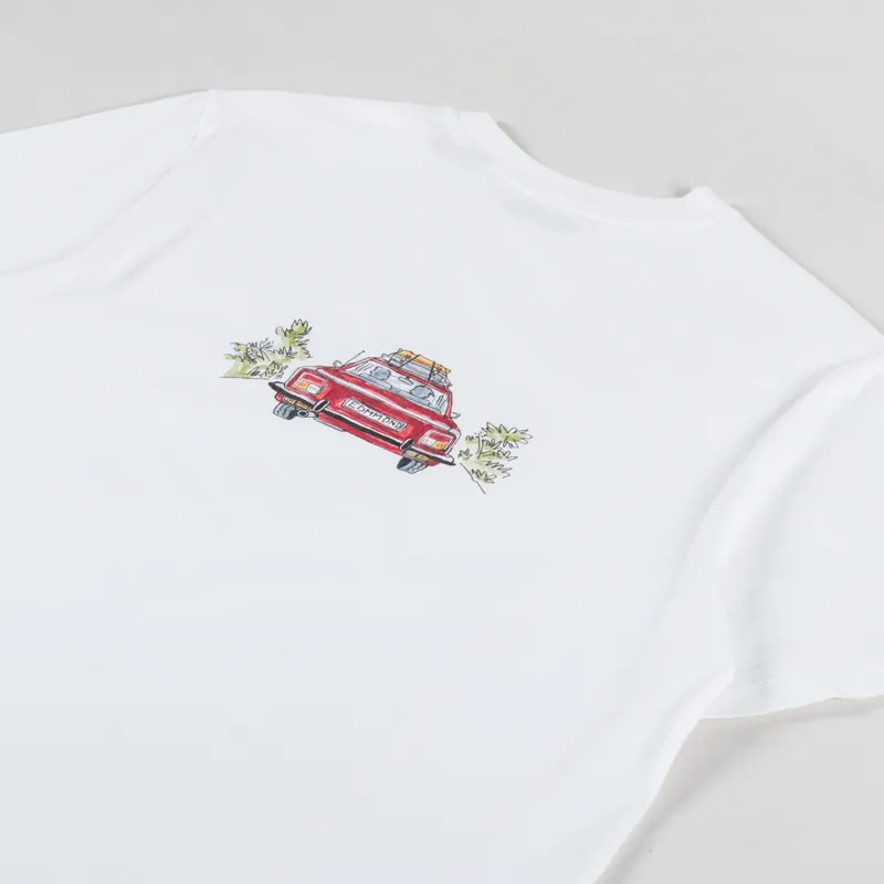 Edmmond Studios Holiday Auto T Shirt White-2