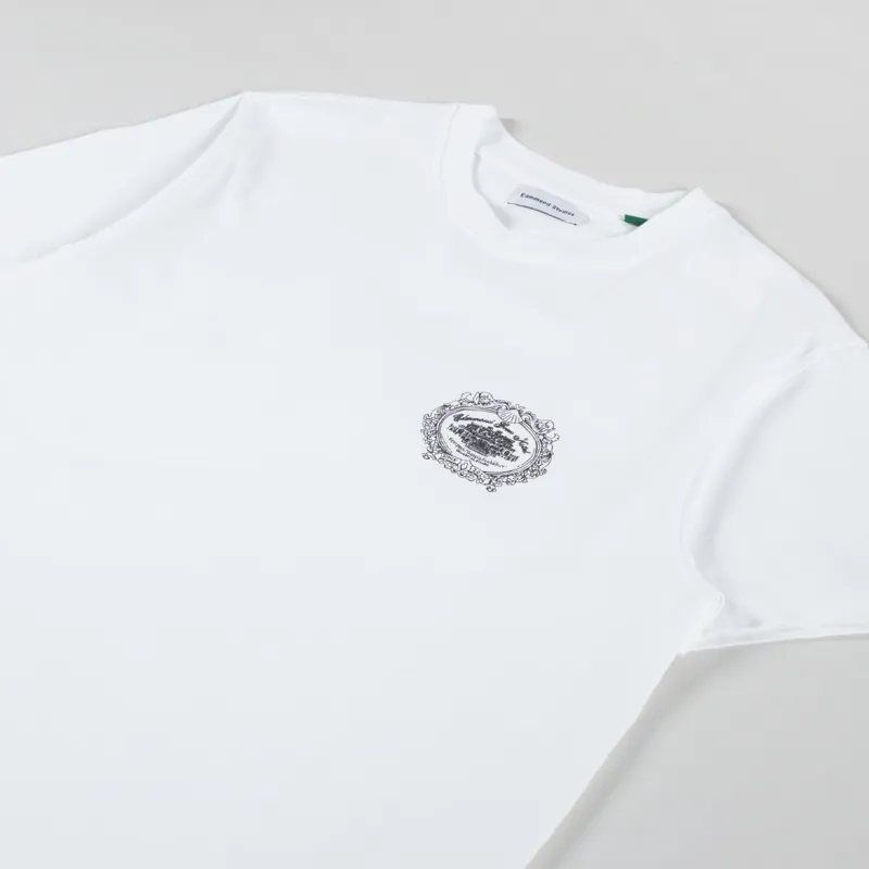 Tシャツ・カットソー EDMMOND STUDIOS LOUNGE BAR T-SHIRT LOUNGE BAR WHITE – edmmond.com