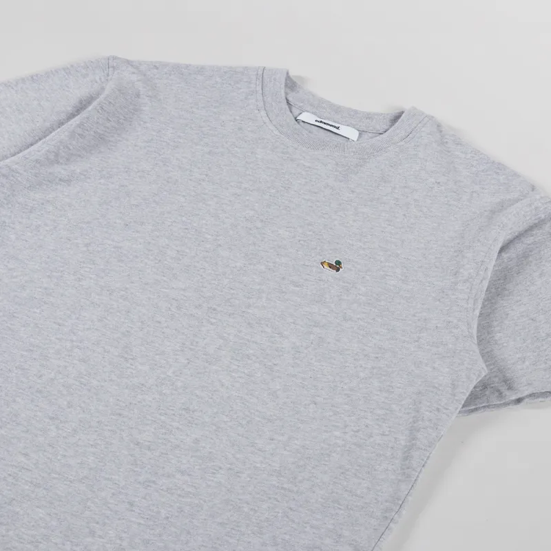 Edmmond Studios Duck Patch T Shirt Grey Melange-1