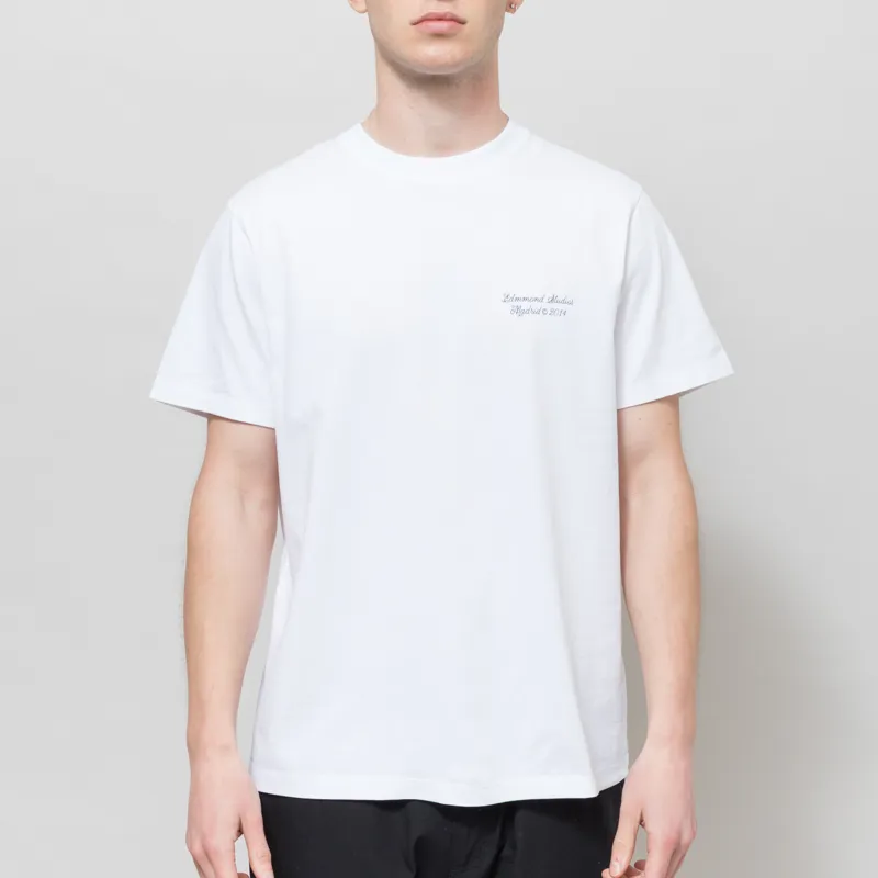 Edmmond Studios Signature Jersey T Shirt White-1