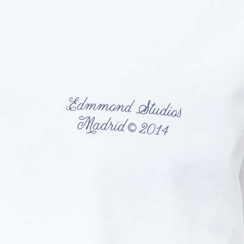 Edmmond Studios Signature Jersey T Shirt White-4