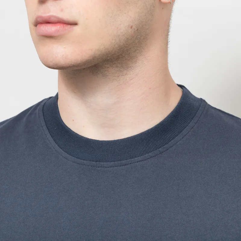 Edmmond Studios Signature Jersey T Shirt Navy-2