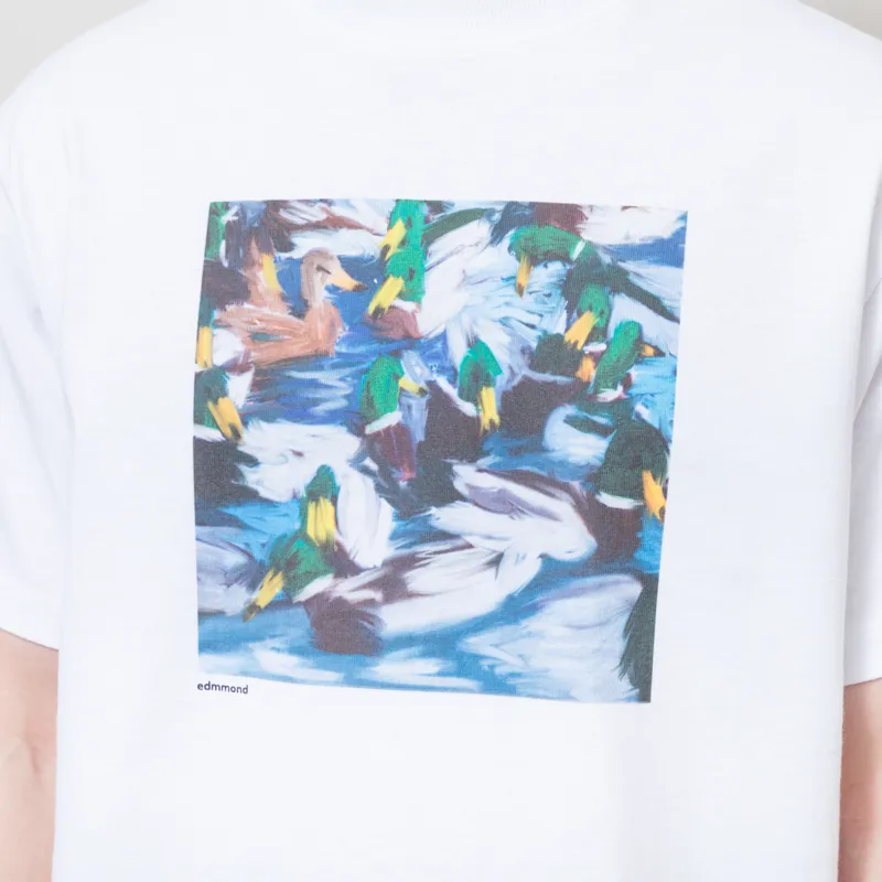 Edmmond Studios Duck Lake T Shirt White-3