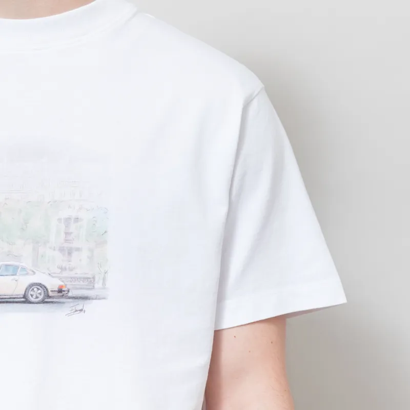 Edmmond Studios Chassing Classics T Shirt White-3