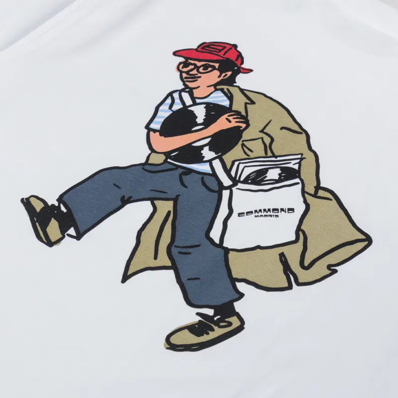 Edmmond Studios Melomaniac T Shirt White-3