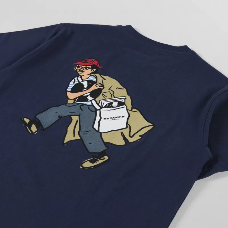 Edmmond Studios Melomaniac T Shirt Navy-2