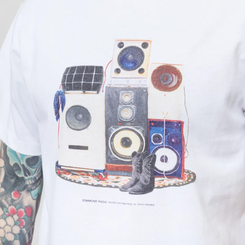 Edmmond Studios Sound System T Shirt White-3