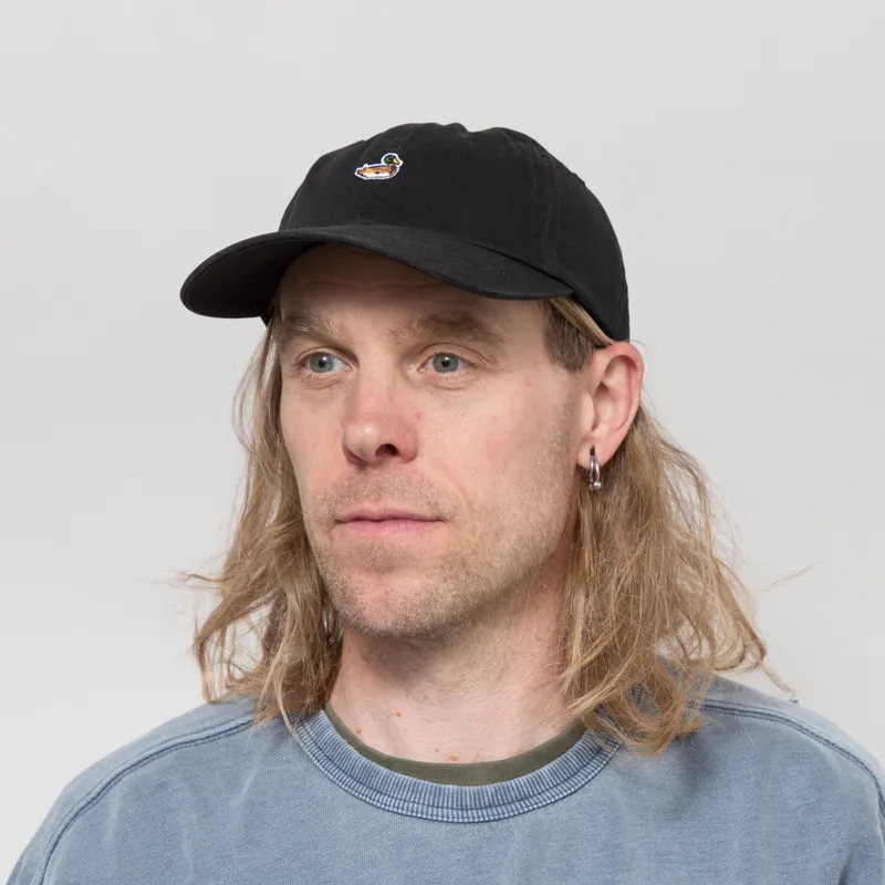 Edmmond Studios Duck Patch Cap Black