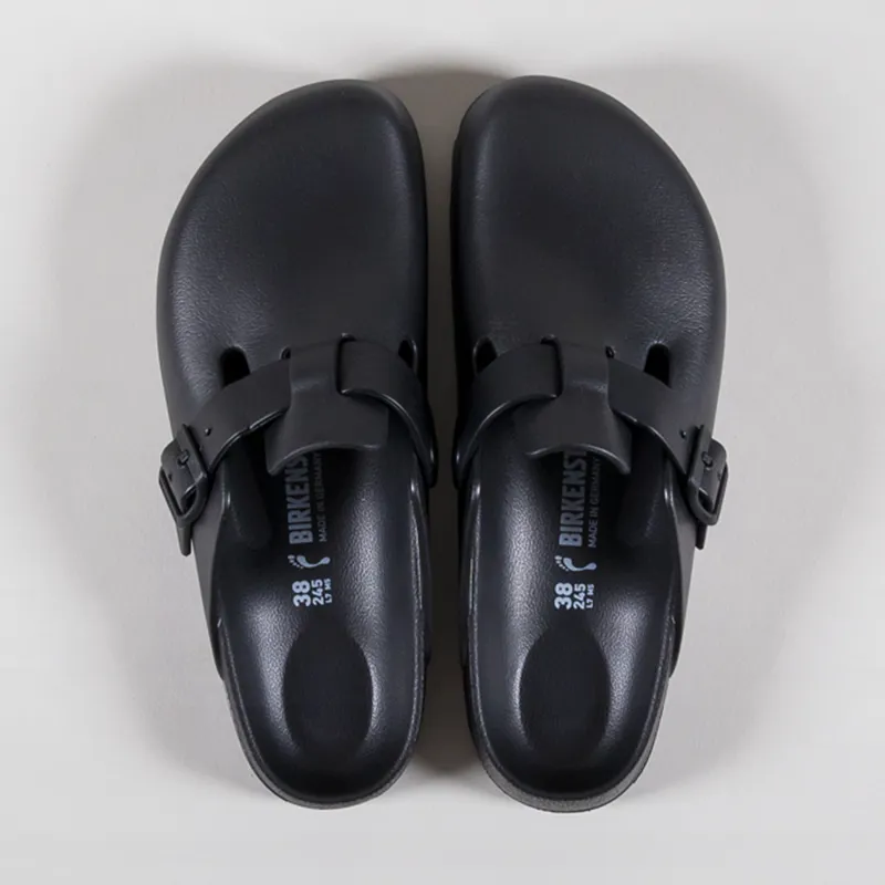 Birkenstock Womens Boston EVA Narrow Fit Sandals Black-6