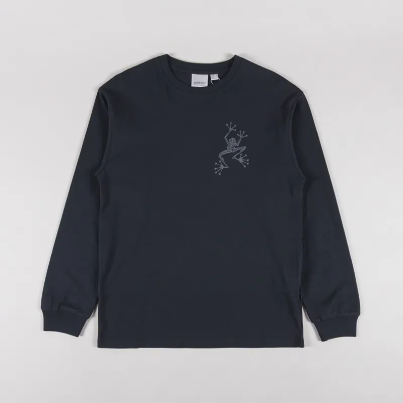 Gramicci Sticky Hands Long Sleeve T Shirt Vintage Black-1