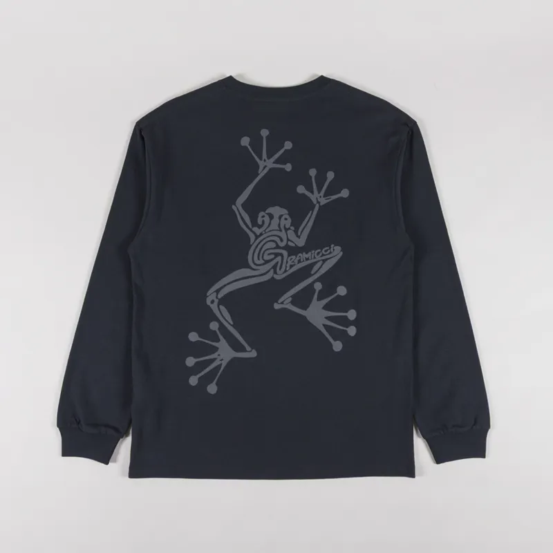 Gramicci Sticky Hands Long Sleeve T Shirt Vintage Black