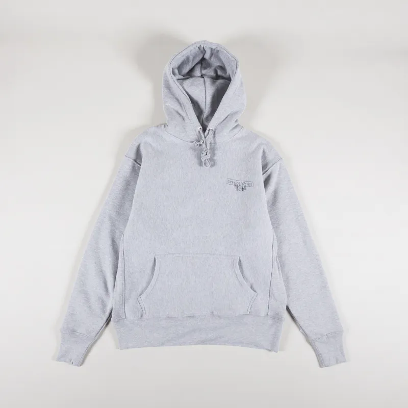 Service Works 12oz Scribble Logo Hoodie Grey