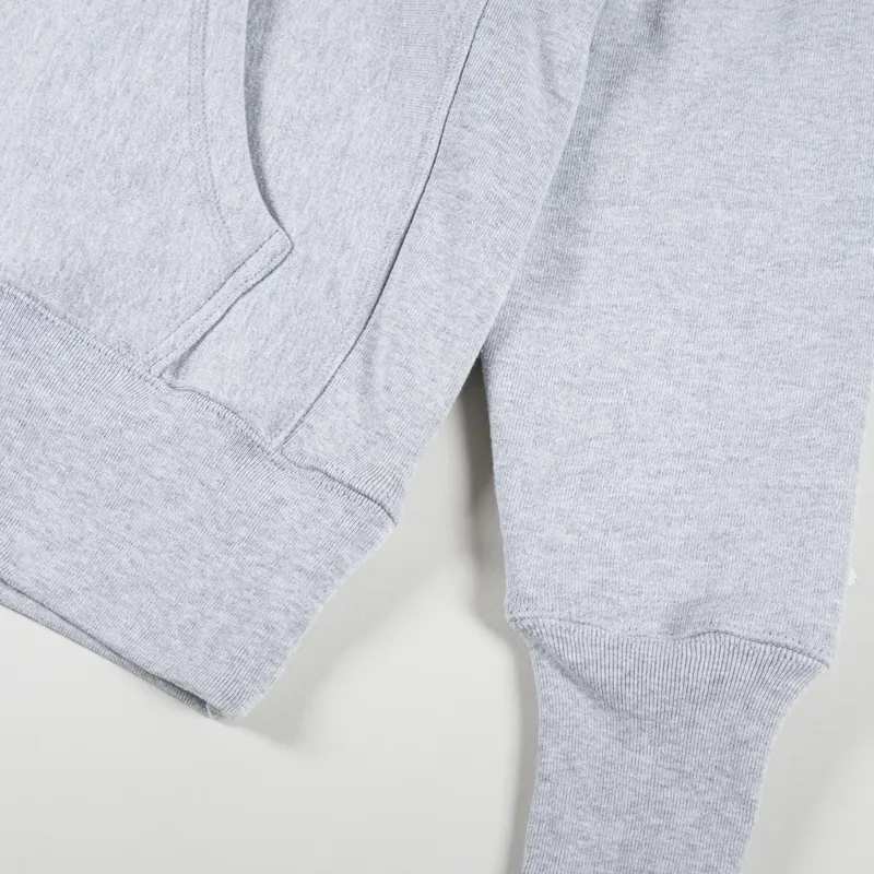 Service Works 12oz Service Embroidered Hoodie Grey-3