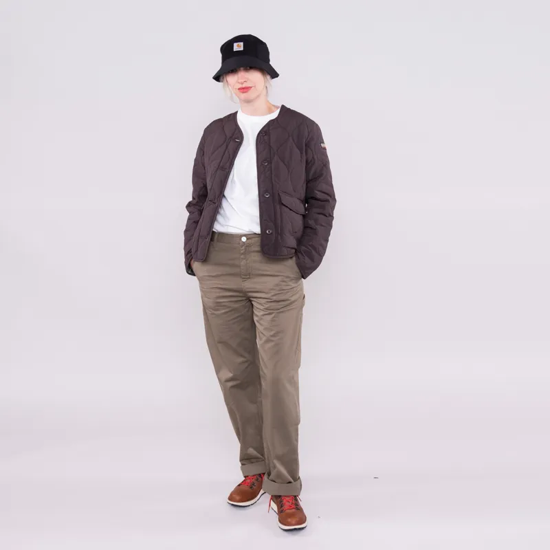 Napapijri Womens Weather Jacket Brown Ebony-1