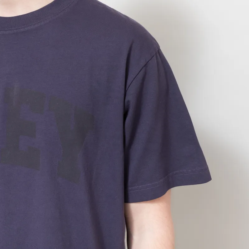 Obey Collegiate Pigment T Shirt Purple Velvet-3