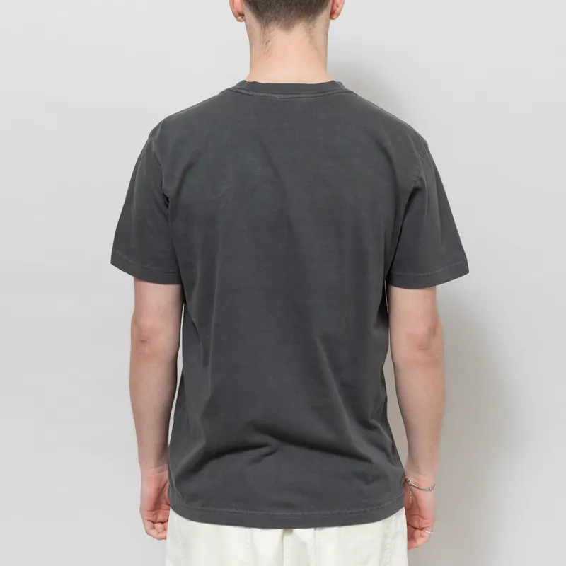 Obey Collegiate Pigment T Shirt Stretch Limo-1