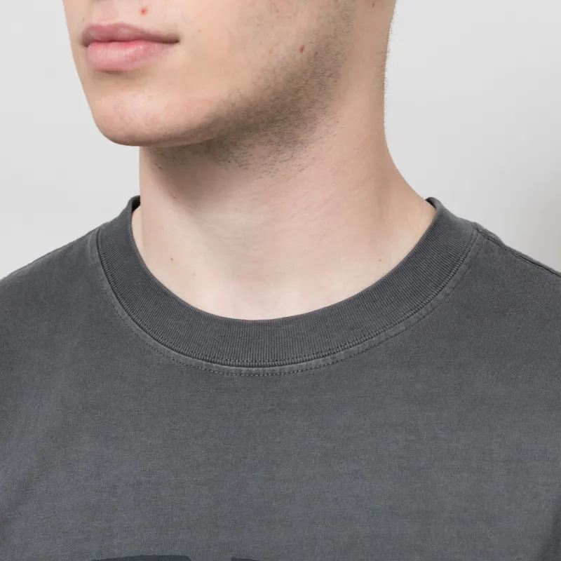 Obey Collegiate Pigment T Shirt Stretch Limo-2