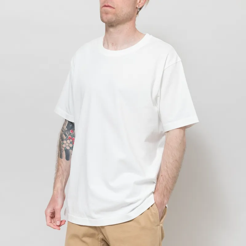 Nudie Jeans Uno Everyday T Shirt Chalk White-1