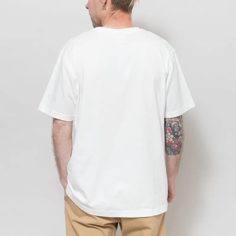 Nudie Jeans Uno Everyday T Shirt Chalk White-2