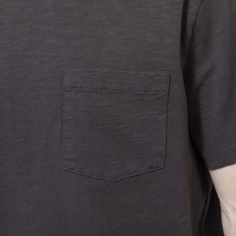 Nudie Jeans Roy Heavy Slub T Shirt Anthracite-4