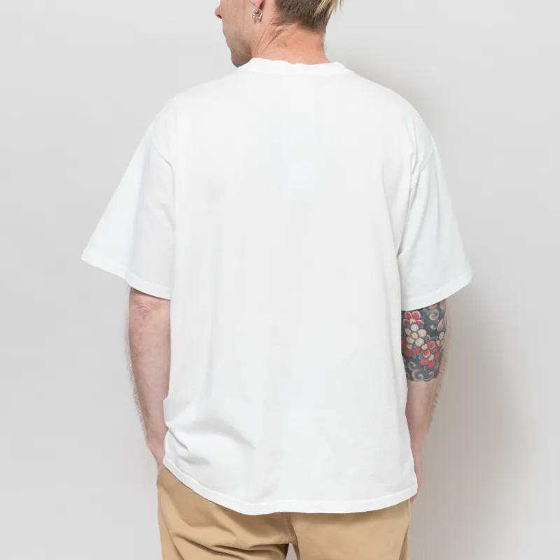 Nudie Jeans Koffe T Shirt That's Weird Chalk White-2