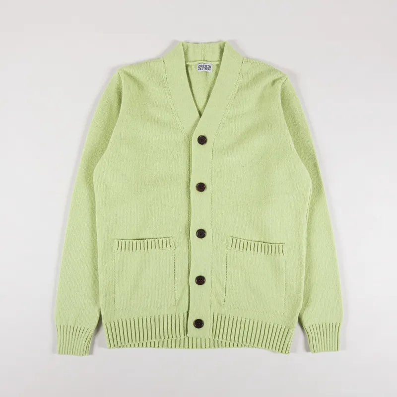 Origin Knitwear Pocket Cardigan Olive