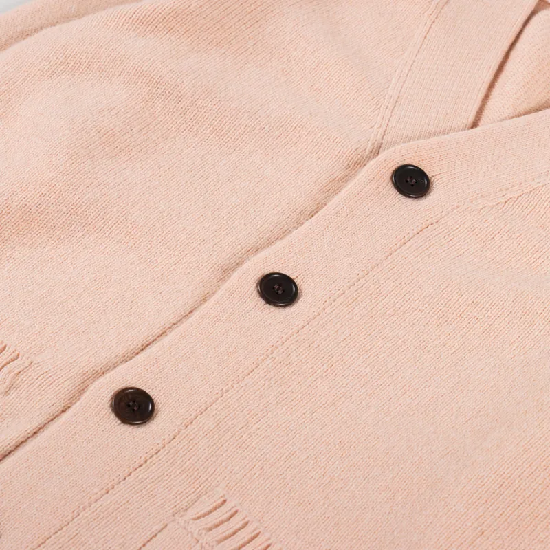 Origin Knitwear Pocket Cardigan Peach-4
