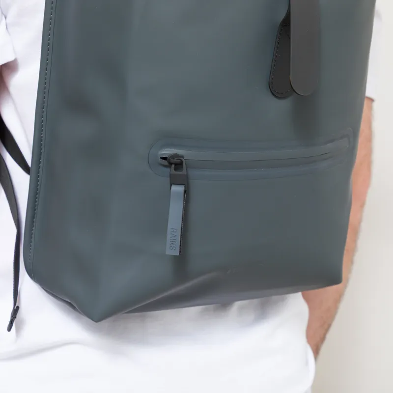 Rains Rolltop Rucksack Dark Grey-8