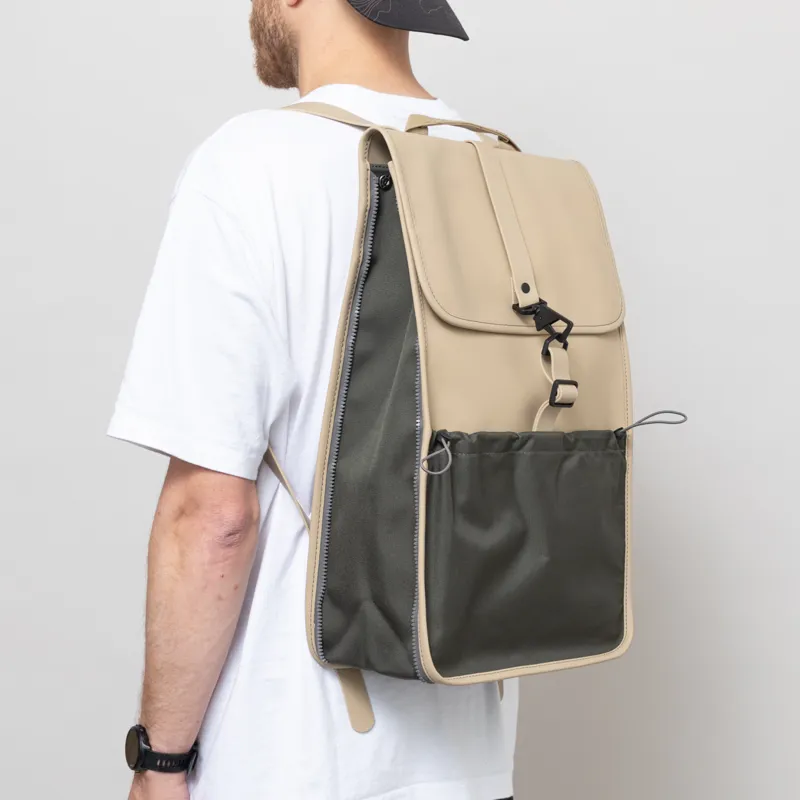 Rains Mix Backpack Sand-1