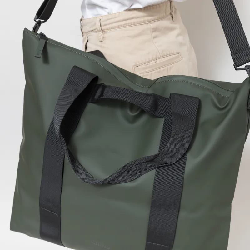 Rains Womens Tote Bag Green-5