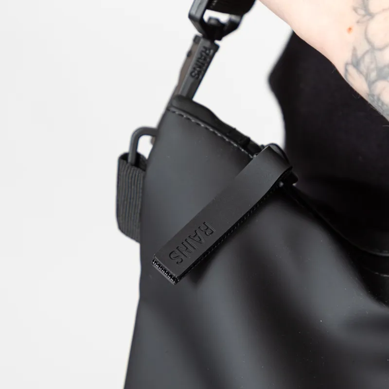 Rains Womens Tote Bag Mini Black-6