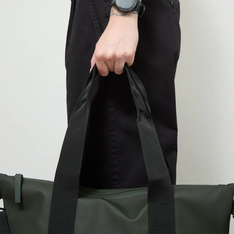 Rains Womens Tote Bag Mini Green-5